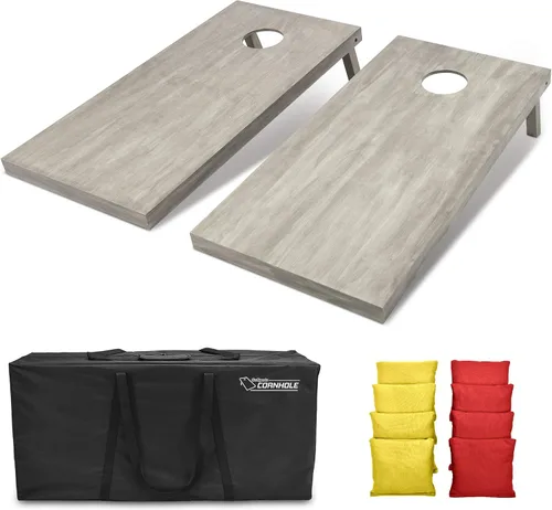 Miniatura 16 de GoSports Juego de tablas de cornhole de madera de tamaño reglamentario de 4 x 2 pies, incluye funda de transporte y bolsas de frijoles