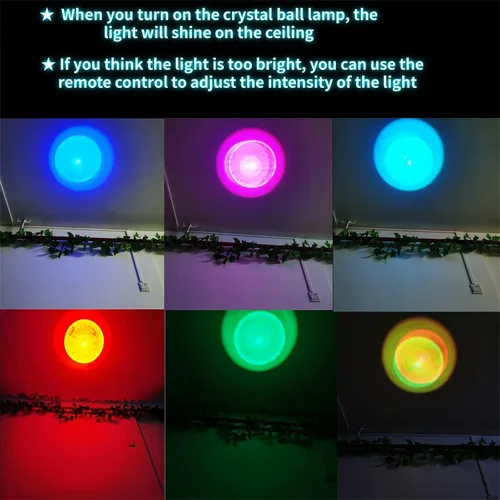Miniatura 7 de Lámpara de bola de cristal 3D de Axolotl, lámpara de noche de bola de cristal mejorada de 3.15 pulgadas con 16 colores LED, base de madera, control