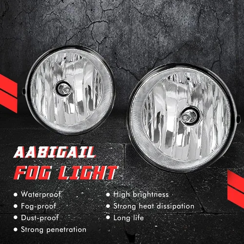 Miniatura 2 de Lámparas antiniebla de conducción de repuesto para Toyota Tacoma 2005-2011, Toyota Tundra 2007-2012, Toyota Solara 2004-2006 con bombillas halógenas