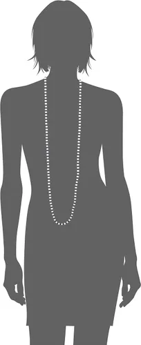 Miniatura 4 de 7, 7,5, perlas de agua dulce cultivadas de color blanco con 4hebra de infinitas5mm. Collar, 50