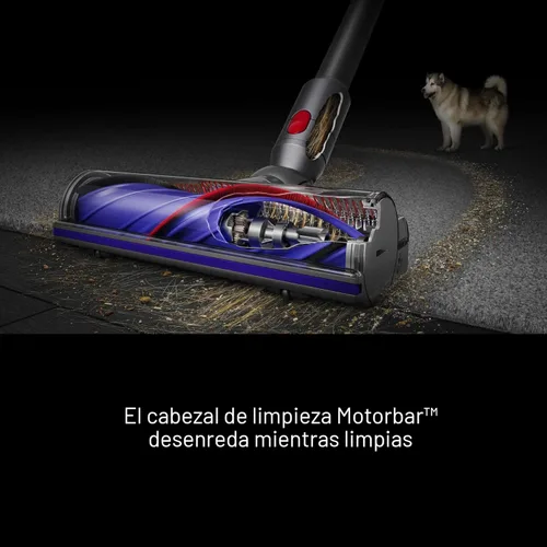 Miniatura 3 de Dyson Aspiradora inalámbrica V8, limpia suelos duros y alfombras, desenreda, se convierte en portátil, 115AW, 2 modos de potencia, hasta 40 minutos¹