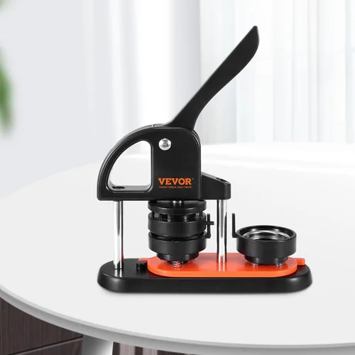 Miniatura 8 de VEVOR - Máquina para hacer botones, 2.25 pulgadas/58mm, con 100 piezas de botones, máquina para hacer botones con libro mágico de pandas, kit