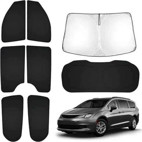 Miniatura 68 de T TGBROS Parasol para parabrisas para Honda Civic 2022-2025 2026, parasol grueso con bloqueo UV y opaca, para privacidad, plegables, 8 accesorios