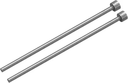 Miniatura 8 de uxcell Pasadores eyectores rectos, 0.256 in (1/4") Dia. Punzón de punta redonda de acero 65Mn 100mm (4") de largo para mantenimiento mecánico 2
