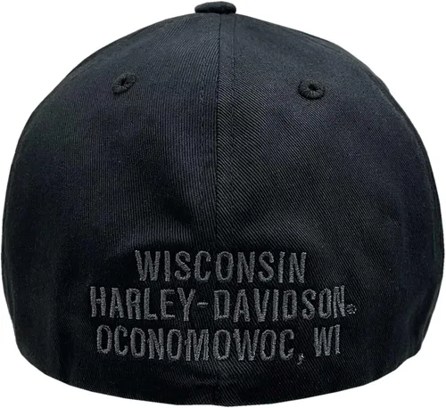 Miniatura 2 de Harley-Davidson - Gorra de béisbol para hombre, color negro