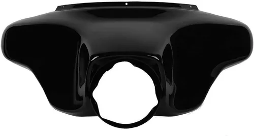 Miniatura 10 de Carenado Interior Delantero Batwing Negro Brillante Compatible con Harley Touring Street Glide Electra Glide FLHT FLHTC 1996-2013