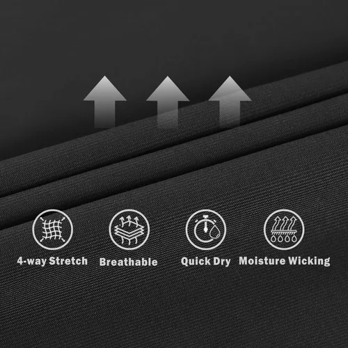 Miniatura 6 de qualidyne Pantalones de ciclismo para hombre, con acolchado 3D, mallas largas para ciclismo