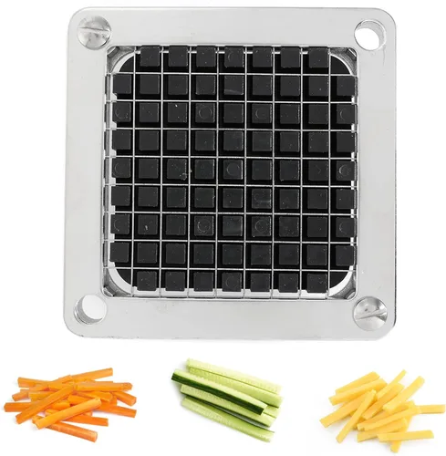 Cuchilla de repuesto para picadora comercial de verduras, cortador de acero inoxidable para cortadora de frutas, cortador de papas fritas y tomate