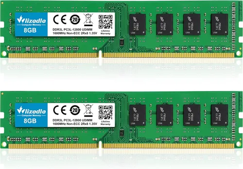 Miniatura 12 de DDR3 RAM 4GB 1333MHz CL9 UDIMM, módulo de memoria para ordenador de sobremesa PC3-10600 de 240 pines, 1,5 V, 2Rx8, doble rango, memoria RAM sin