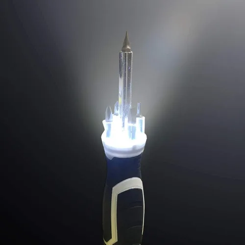 Miniatura 4 de Destornillador LED con enchufe de transmisión y telescopio de 12", herramienta de recogida magnética