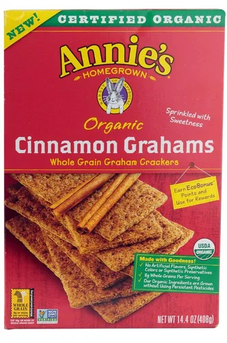 Miniatura 18 de Annie's Galletas orgánicas originales de Cheddar Squares horneadas, hechas con queso real, 11.25 onzas