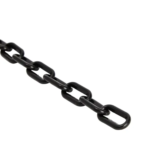 Miniatura 7 de Stockroom Plus Cadena de plástico – 100 pies, eslabones de cadena de plástico negro – Barrera de seguridad para valla, entrada, estacionamiento