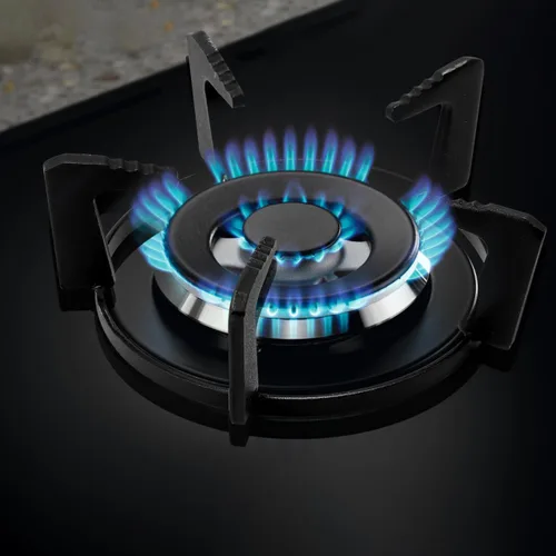Miniatura 9 de OSALADI Wok Stand Wok - Estante para estufa de gas de hierro fundido con cinco pies antideslizante y ahorro de tiempo para la cocina del hogar