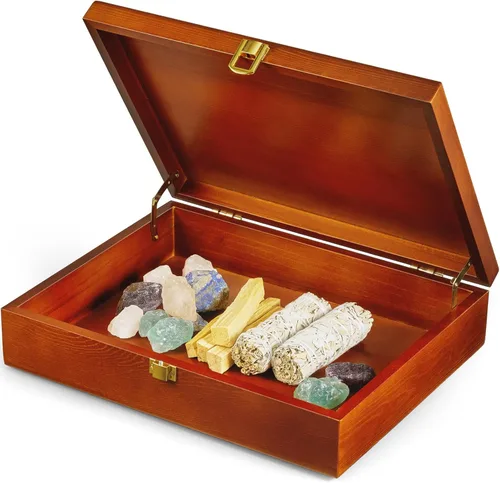 Caja de recuerdo de madera, caja decorativa grande, caja de recuerdos con tapas, caja de recuerdos de boda, caja de joyería, caja de oración, caja