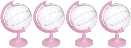 Miniatura 7 de 12 mini contenedores de caramelos de globo, cajas de plástico transparente para dulces, organizador de almacenamiento de dulces, estuche de dulces
