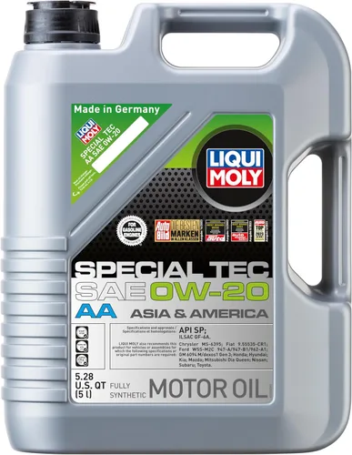 LIQUI MOLY Special Tec AA SAE 0W-20 | 5 L | Aceite de motor totalmente sintético | SKU: 2208