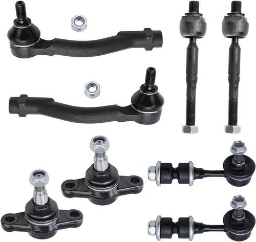 Miniatura 70 de Detroit Axle – Kit de suspensión delantera para Hyundai 2013-2018 Santa Fe 2 enlaces de barra de estabilizador 4 varillas de amarre interiores
