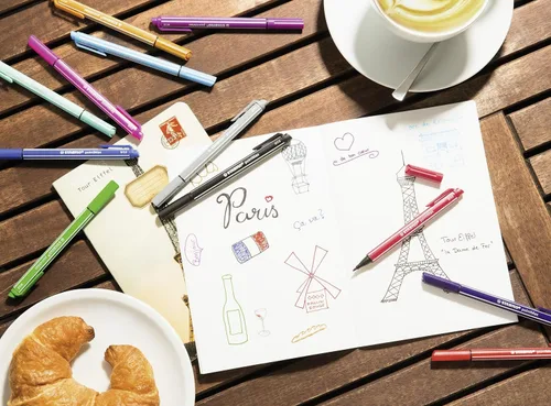 Miniatura 6 de STABILO Fineliner pointMax - Paquete de 8 - Colores surtidos Colores Variados