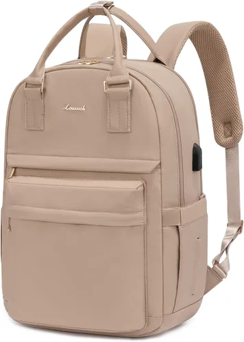 Miniatura 27 de LOVEVOOK - Mochila de computadora portátil para mujeres y niñas, mochila de 15.6 pulgadas impermeable para estudiantes, linda bolsa para libros