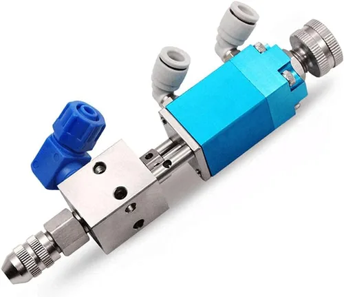 Miniatura 2 de Válvula dispensadora de pegamento de válvula dispensadora de dedal neumática de precisión 0.0 fl oz