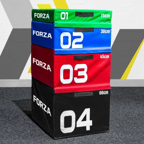 Miniatura 4 de METIS Caja de salto pliométrica – Escalón de ejercicio de espuma suave premium y salto de caja – 6, 12, 18, 24 pulgadas o juego completo