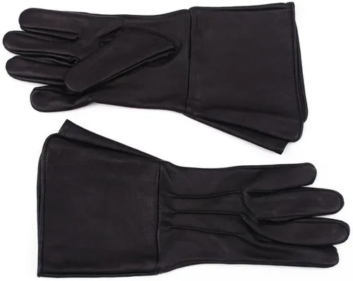 Miniatura 6 de Guantelete medieval de cuero Cosplay guantes de brazo largo puño