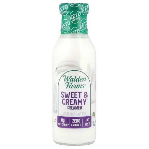 Miniatura 23 de Walden Farms Original Coffee Creamer – Cero calorías, sin grasa, sin azúcar, baja en carbohidratos, apta para dieta cetogénica, sin lácteos, vegana