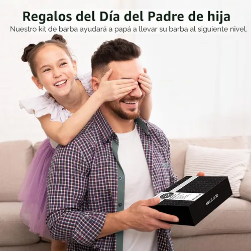 Miniatura 2 de MALE GOD Kit de cuidado y cuidado de barba para hombres, kit de crecimiento de barba con ingredientes naturales, aceite de barba, bálsamo, cepillo