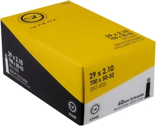 Miniatura 25 de Sunlite Tubos de válvula Schrader Standad, varios tamaños Negro