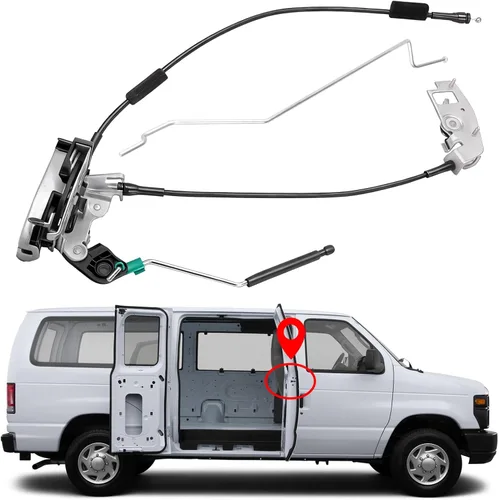 Miniatura 15 de Yinlowa Ensamblaje de bloqueo de la puerta del lado del pasajero delantero derecho compatible con Ford F250 F350 1992-1997, Ford F150 Bronco