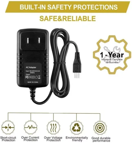 Miniatura 2 de Adaptador de CA para CHUWI VI10 Pro 10.6 64GB Tablet PC Fuente de alimentación Cable Cargador PSU