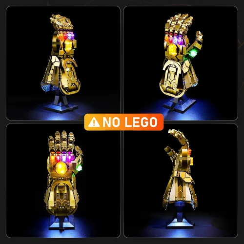 Miniatura 3 de LIGHTAILING Luz LED para Lego 76191 Infinity Gauntlet Building Blocks Modelo - No incluye el juego de modelos