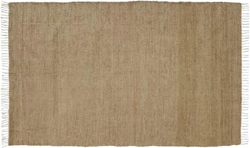 Miniatura 7 de VHC Brands Alfombra Chindi natural de arpillera, bronceado, 20x30