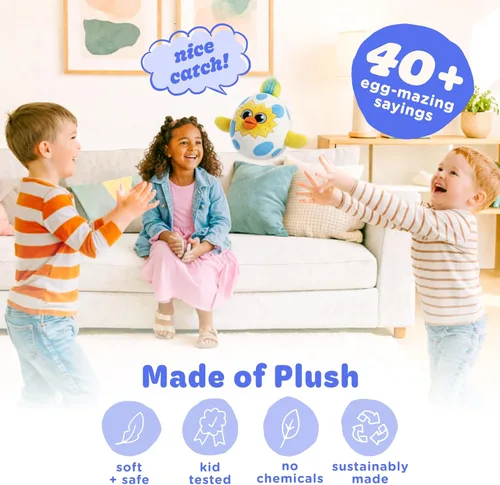 Miniatura 3 de Move2Play - Juego electrónico de lanzamiento para niños y la familia que los hará morirse de risa Azul Huevo