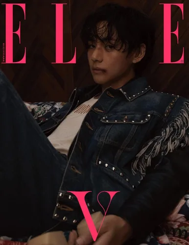 Miniatura 2 de Revista ELLE Coreana Abril 2023 BTS V (Portada B)