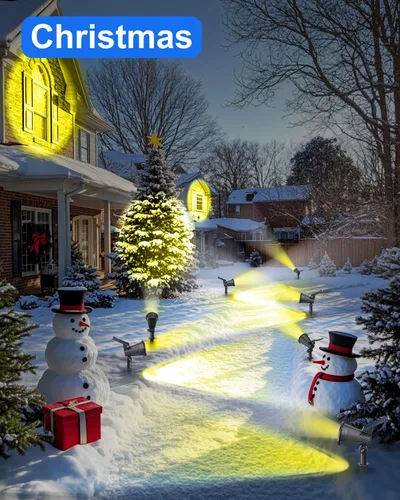 Miniatura 9 de Focos solares impermeables para exteriores, luces LED ultra brillantes para árbol, bandera, césped, estatua, piscina, jardín, casa, pared, patio