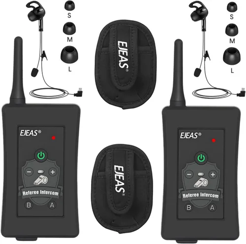 Miniatura 11 de Sistema de comunicación de árbitro, auriculares profesionales de árbitro FBIM con auriculares para fútbol, voleibol, fútbol ofiicial, balonmano 3