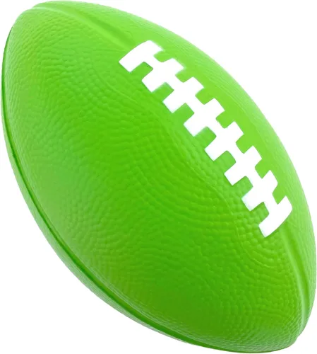 Miniatura 13 de Balón de fútbol de espuma - Balón pequeño de 18.4 cm de agarre fácil para niños - Balón de fútbol juvenil de tamaño para niños - Balones de espuma