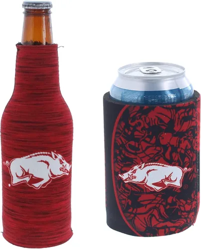 Miniatura 62 de College Team Color Logo Can & Bottle Holder Insulator Beverage Cooler Set