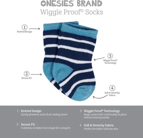 Miniatura 6 de Onesies Brand Unisex Baby 12-Pair Bootie Socks