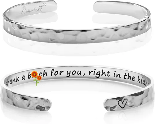 Miniatura 62 de Carviell Pulseras grabadas para mujer, inspiradoras, amistad, amor, mamá, hija, hermana, cristiana, graduación, conmemoración y regalos de boda, más
