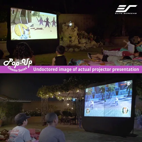 Miniatura 3 de Elite Screens POP84H. Serie Pop-Up Cinema. Monitor de proyección para interiores y exteriores, de 84 pulgadas, diagonal de 16: 9. Portable.