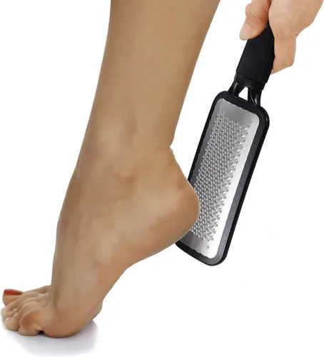 Miniatura 7 de Lima de pie para pedicura tamaño gigante, lima profesional de acero inoxidable para el cuidado de pies para eliminar la piel dura, se puede usar