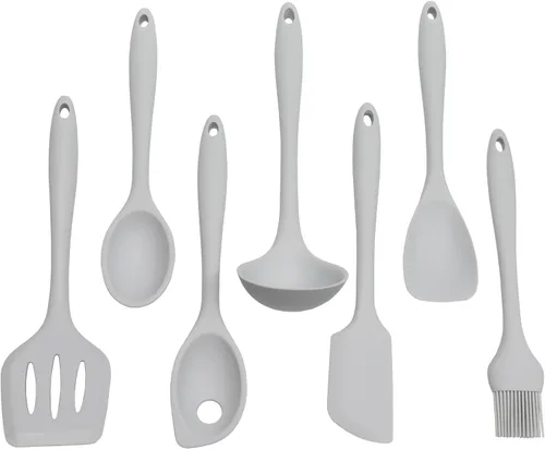 Miniatura 5 de Chef Craft - Cucharón de cocina de silicona premium, 11.25 pulgadas, gris