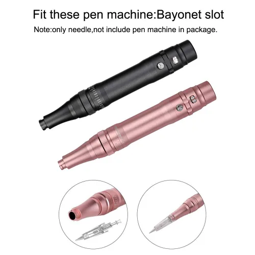 Miniatura 4 de Agujas desechables de tatuaje de bayoneta para maquillaje permanente máquina de tatuaje pluma J174 (1P/1R)