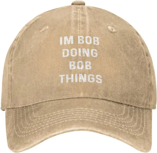 Miniatura 13 de Im Bob Doing Bob Things - Sombrero de camionero para hombre, sombrero de malla vintage para verano Azul Marino-06