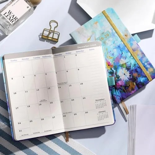 Miniatura 7 de Agenda de bolsillo / calendario 2026-2028 - Planificador mensual de 3 años 2026-2028, de enero de 2026 a diciembre de 2028, mide 6.3 x 3.8 pulgadas
