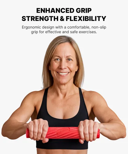 Miniatura 3 de DMoose Fitness Flex Resistance Bar for Physical Therapy - Non-Slip Odorless Material, Exercise Bar for Tennis & Golfers Elbow Tendonitis Relief