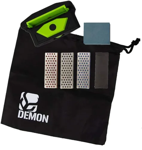 Miniatura 6 de DEMON UNITED Elite X - Afinador de borde de esquí y snowboard, incluye multiherramienta de borde lateral, 3 piedras de diamante, lima de acero