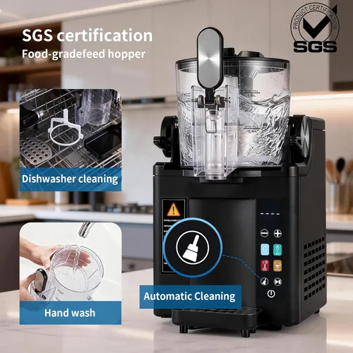 Miniatura 4 de Máquina de granizado y máquina de helado de servicio suave, máquina de granizado para el hogar, máquina de bebidas congeladas, no necesita hielo